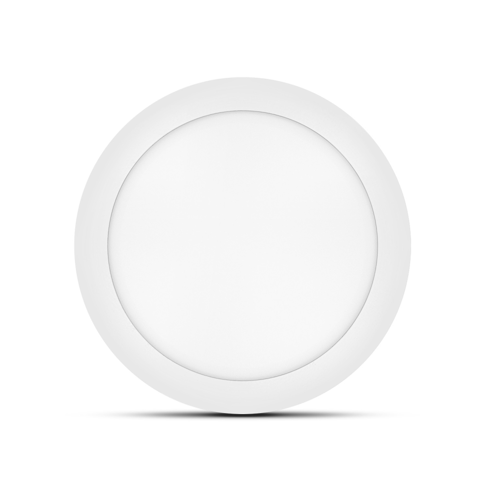 LED Panel 18W, 1620lm, 4000K, CRI80, IP20, 120&deg;, round, white, LIMD0035--, Schrack