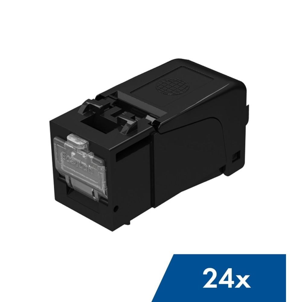 Modul fixLink SL RJ45 neecranat Cat.6a AWG 24-22 PoE+ 24 buc, HEKFMAUGI2, Schrack