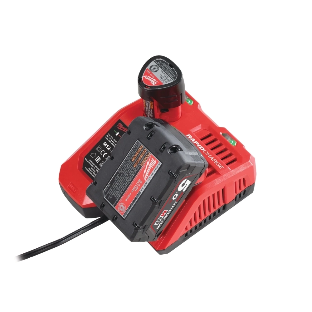 Incarcator rapid pentru acumulatori Li-Ion, model M12-18FC, 12V si 18V, Milwaukee, 4932451079
