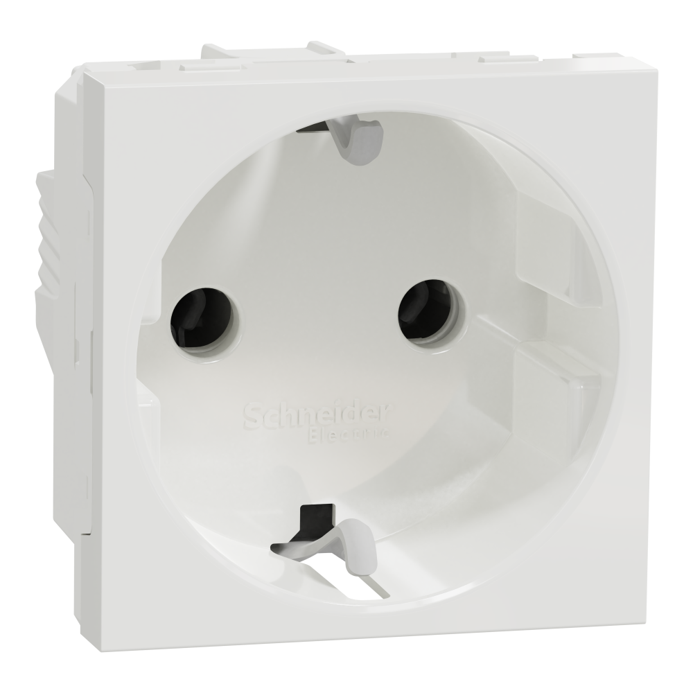 Noua Unica, Priza 2P+E, 16A, alb, NU303618, Schneider