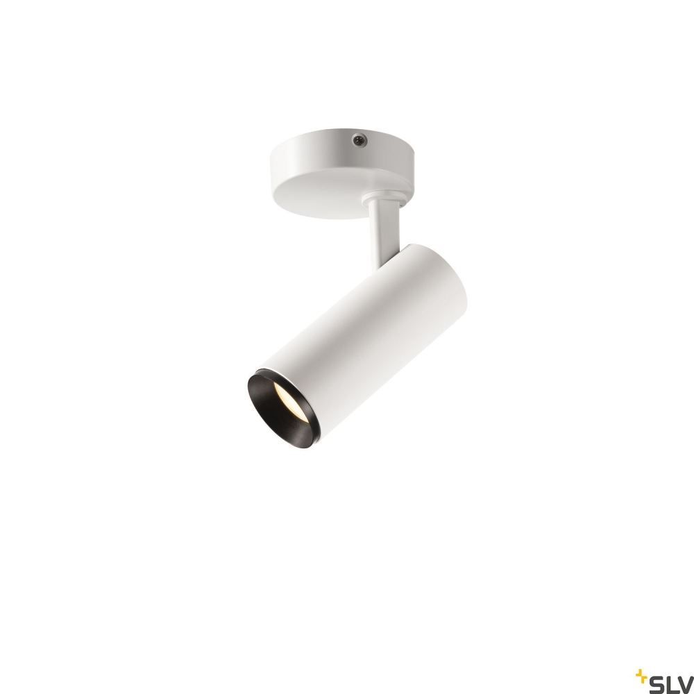 NUMINOS S SPOT 11W, 1020lm, 3000K, 24&deg;, 230V, DALI alb/negru, Schrack LI1004398-