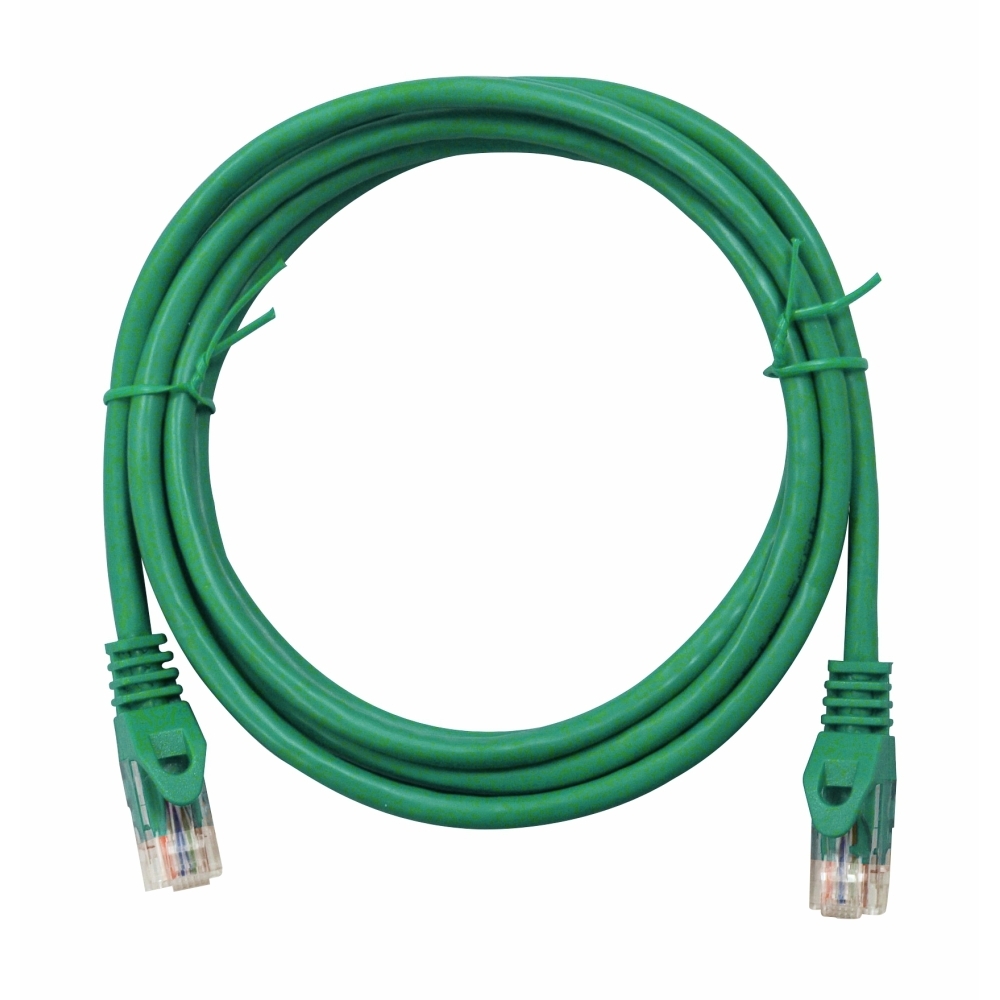 Patchcablu Cat.5e neecranat RJ45 verde 3m, H5ULU03K0U, Schrack