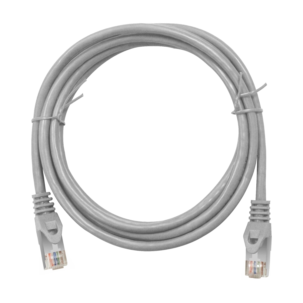 Patchcablu Cat.6 ecranat RJ45 gri 10,0m, H6GLG10K0G, Schrack