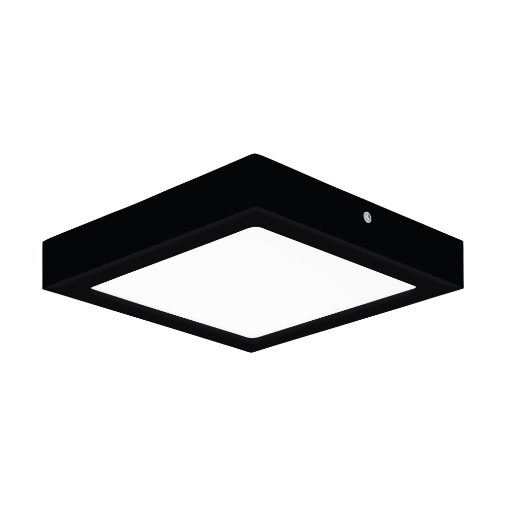 Plafoniera LED, 225X225, negru, FUEVA PRO, LI68743---, Schrack