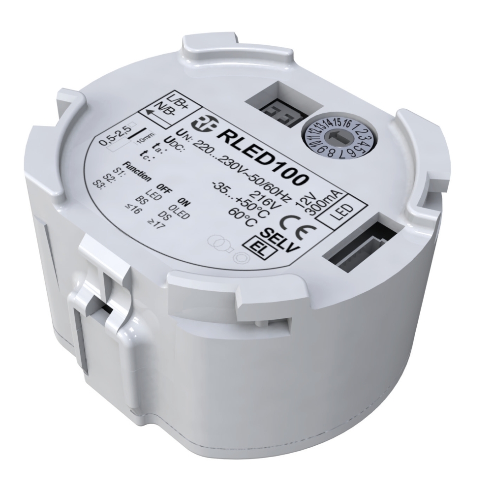 Sursă de alimentare ptr.LED pentru CPS cu monitoare individuale de lumină., NLRLED100-, Schrack