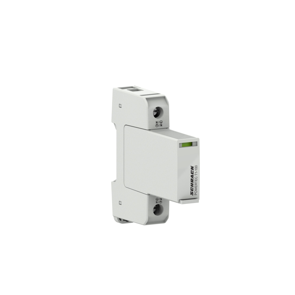 Powertec P 100kA, T1-100, 0+1, pluggable, Schrack IS010104--