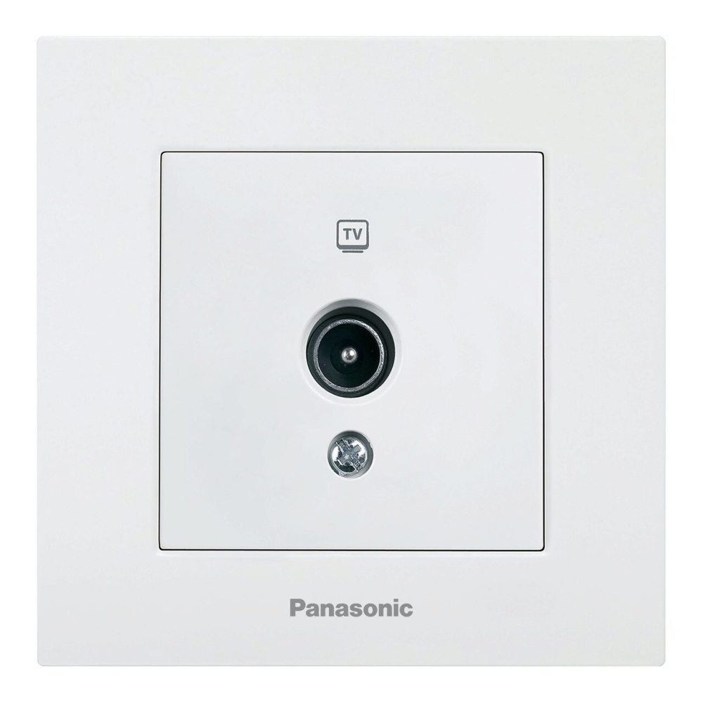 Priza TV, Karre Panasonic, trecere, alb, P-KPTV.T