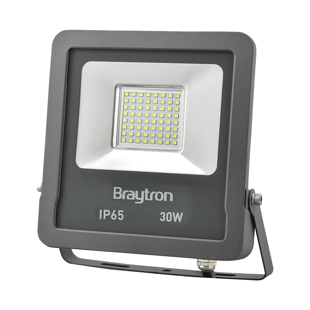 Proiector LED, 30W, SMD, 2400LM, 6500K, IP65, gri