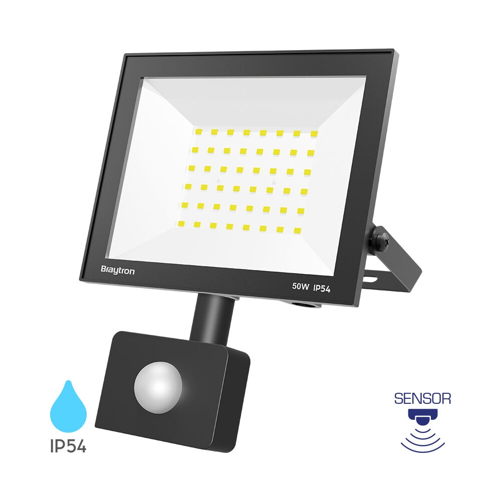 Proiector LED SF, 50W, 6500K, Senzor, IP54, BT66-25031