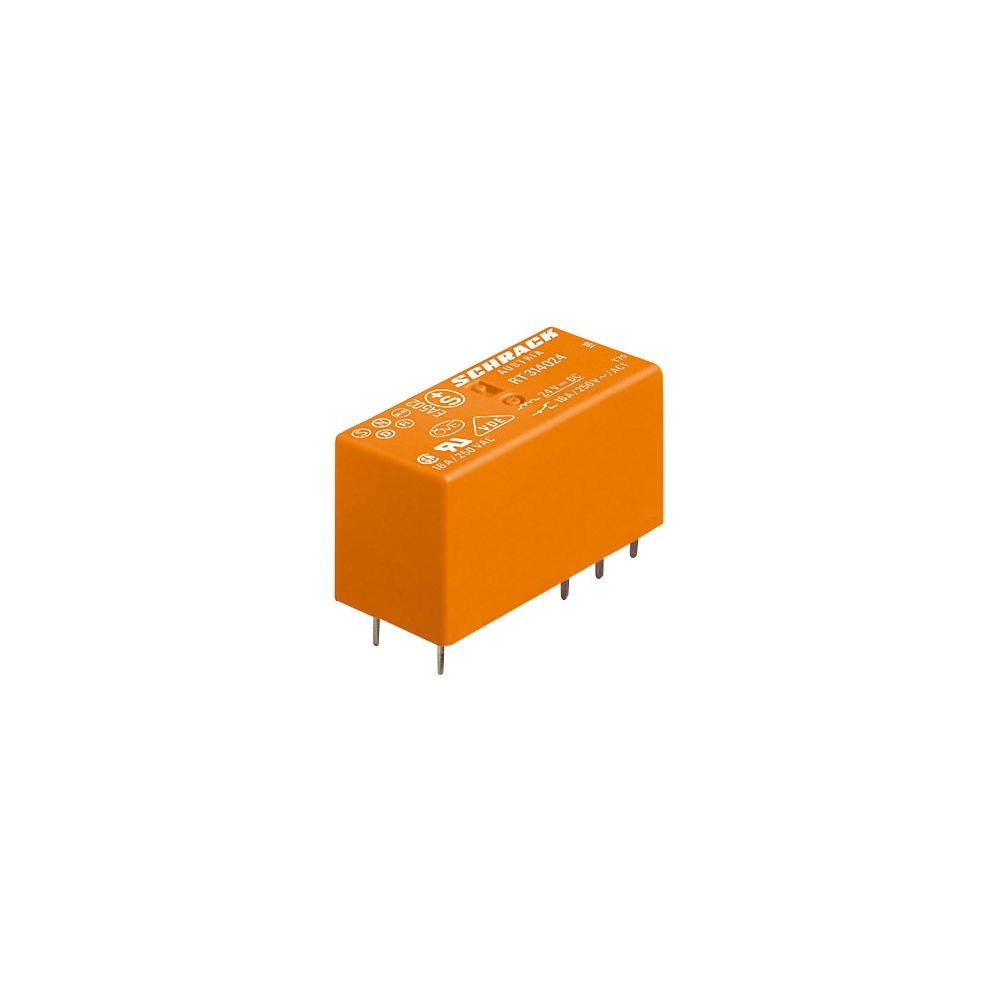 Releu RT 8A, 24VDC, 2C comutator, 5.0mm, Schrack RT425024--