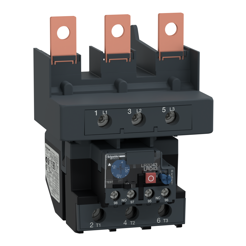 Releu suprasarcina termica motor Tesys, 95-120A, Clasa 10A, LRD4367, Schneider