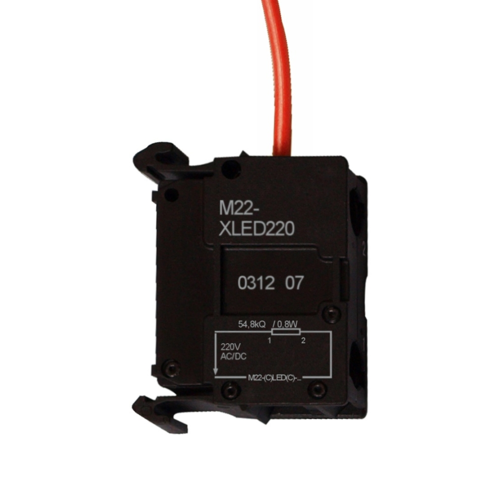 Rezistor 220VAC/DC pentru LED, Schrack MM271541--