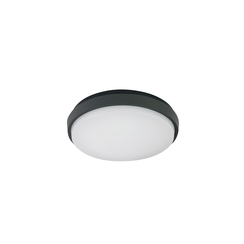 Rona Round LED 20W, 3000K, 1600lm, IP54,antracit, Schrack LID13625--