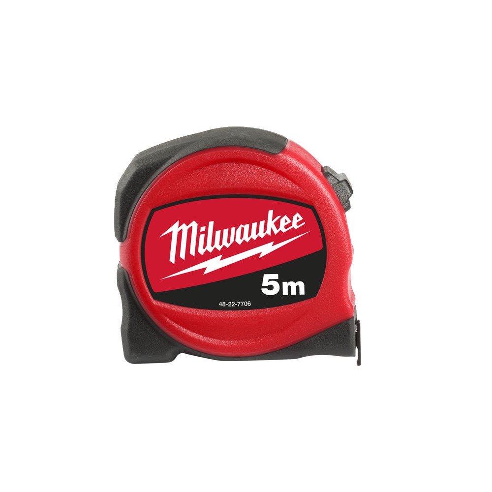 Ruleta Milwaukee Slimline, 5m, 25mm, 48227706, Milwaukee