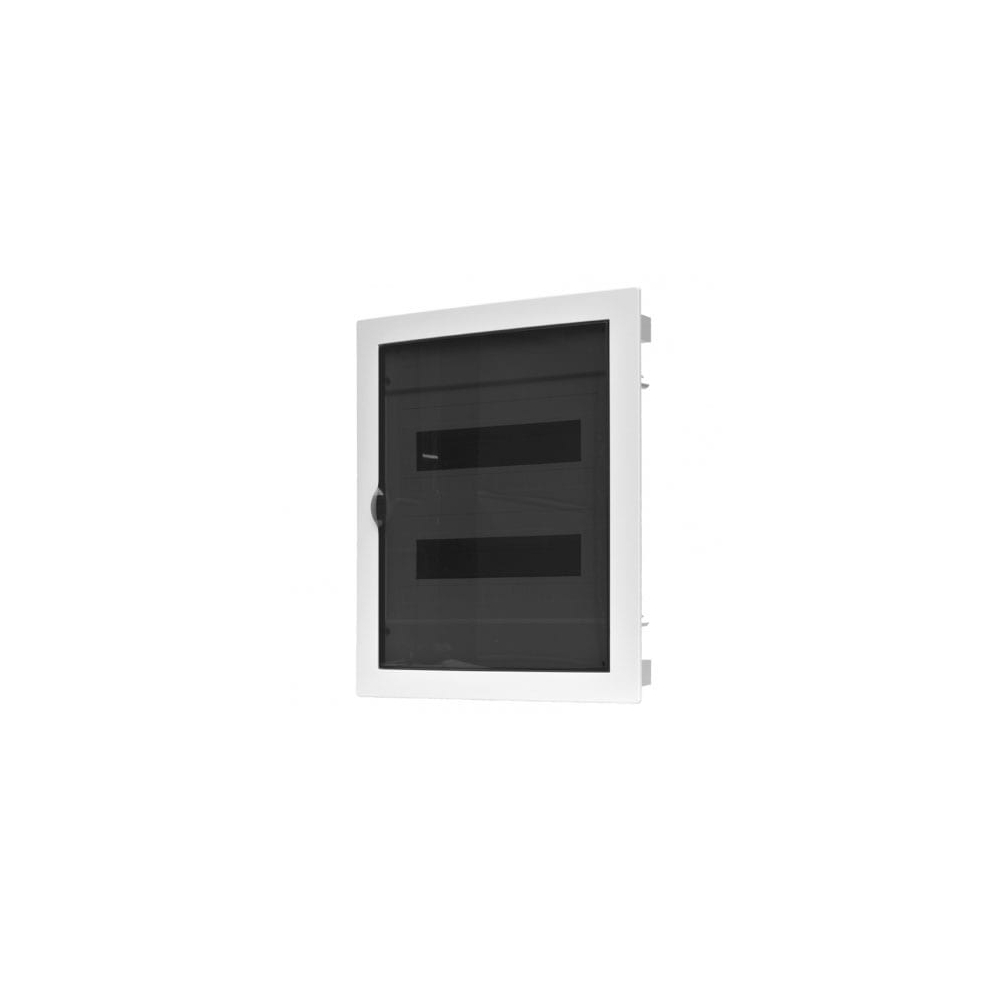 Tablou incastrat, 24 module, IP40, Scame, 2&nbsp; randuri, cu usa transparenta, Scame&nbsp;677.2024.1T