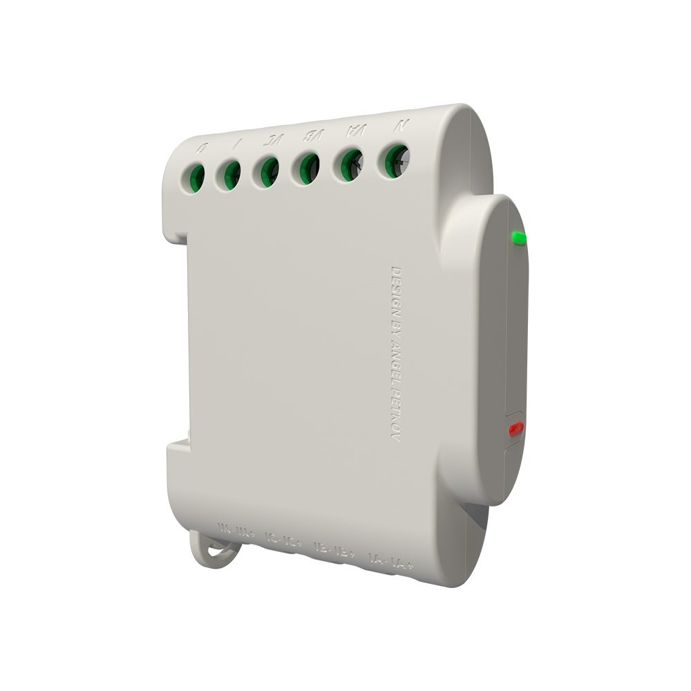 Shelly 3EM Profesional releu, wifi 3 canale si control contactor