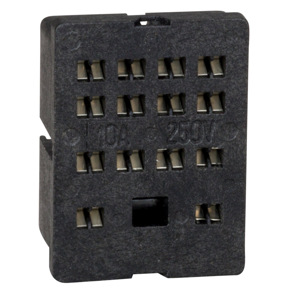 Soclu releu implantabil PT2, 14p, 6A, Schrack PT78604---