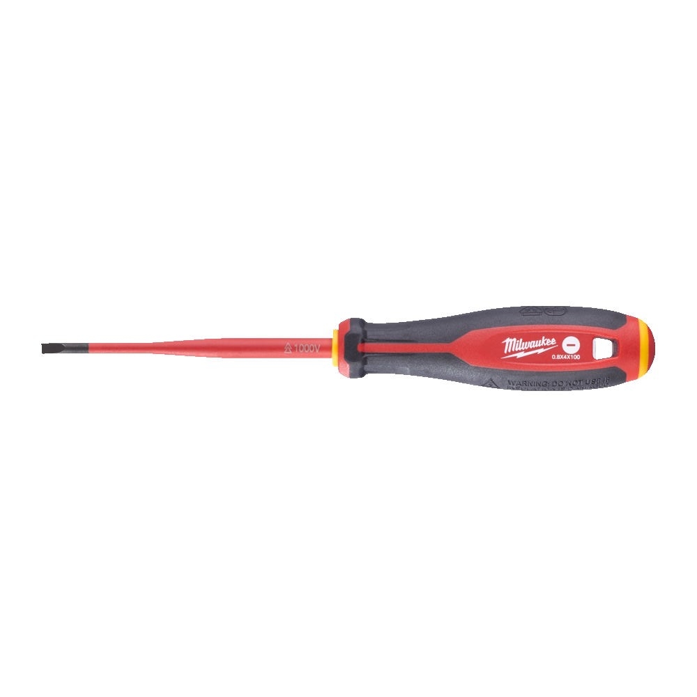Surubelnita VDE, 1000V, SL 0.8x4.0x100, Milwaukee 4932478715