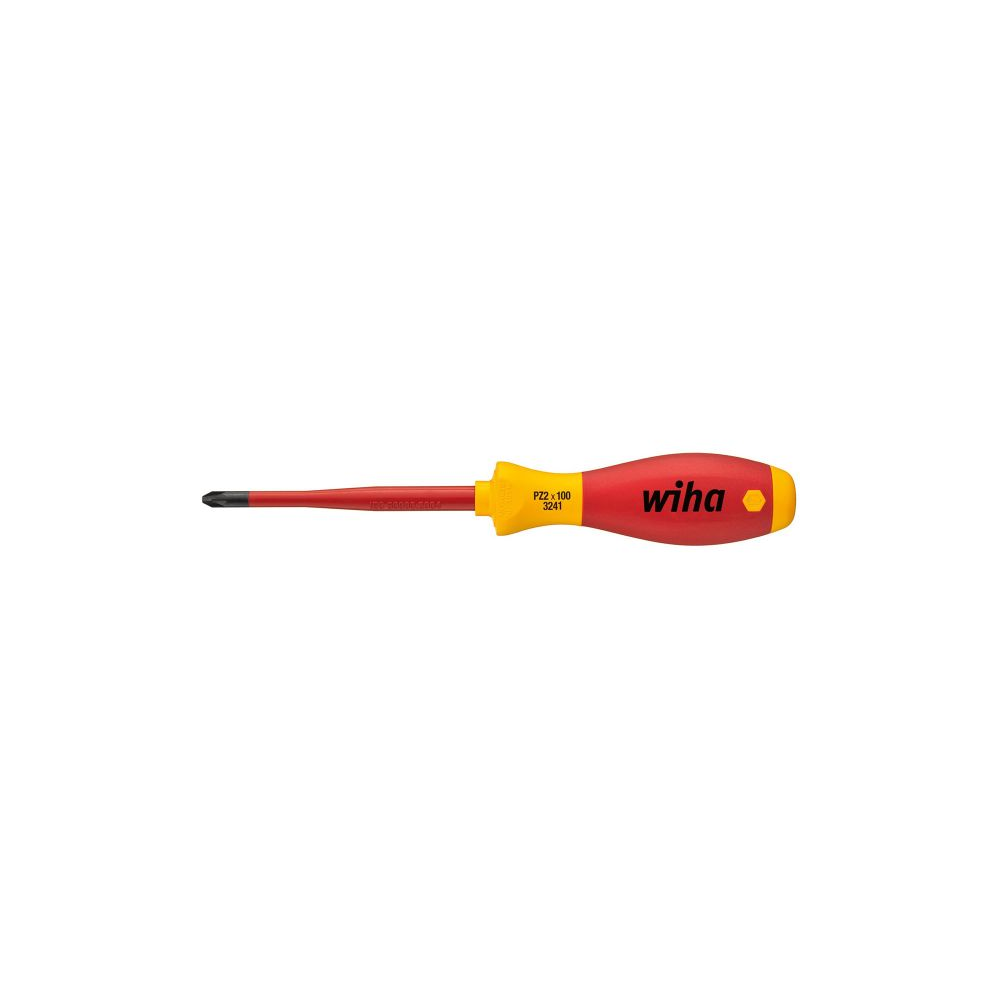 Surubelnita VDE SlimFix cu maner SoftFinish PZ2x100 mm Wiha 35396