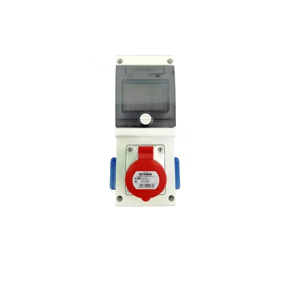 Tablou organizare santier trifazic/monofazic 4 module IP44, 230/415VAC, 16A, Scame, 632.RO0002