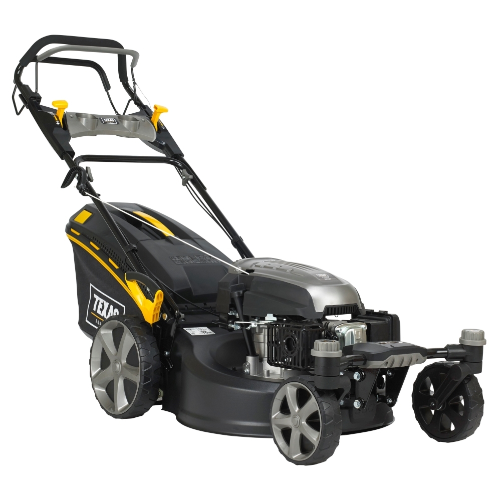 Texas ZT 5110TR/W masina de tuns gazonul, benzina, 3in1, roti pivotante, latime lucru 51cm, autopropulsata, reglaj central, sac 65 litri