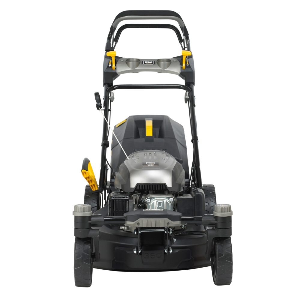 Texas ZT 5110TR/WE masina de tuns gazonul, benzina, pornire electrica, 3in1, roti pivotante, latime lucru 51cm, autopropulsata, reglaj central, sac 65 L