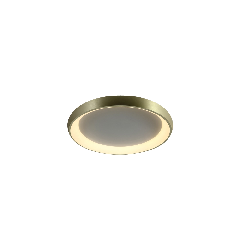 Plafoniera Triest, LED, 50W, 2750lm, 230V, alamă periată, LID16761--, Schrack