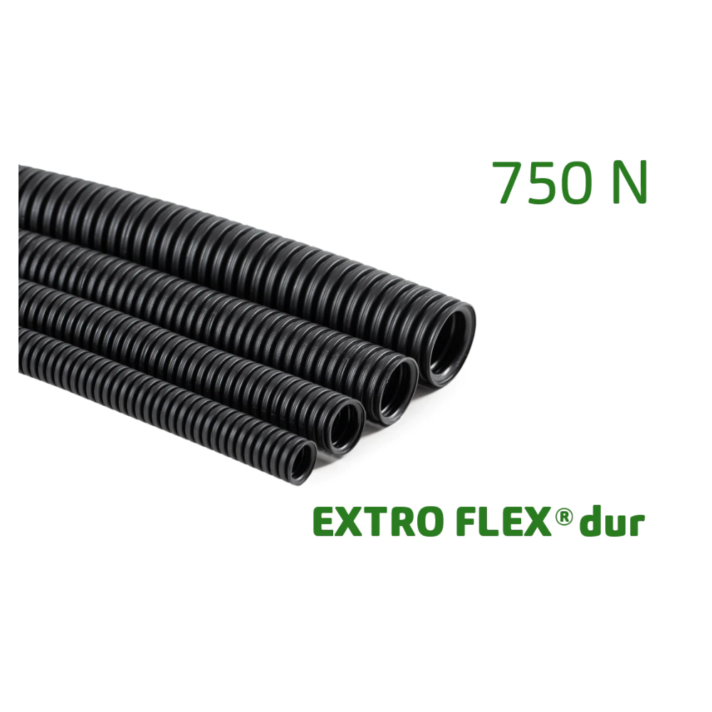 Tub Flexibil Copex, 25mm, CU FIR, rezistenta la compresie 750N, rezistent UV, nu propaga flacara, rola 50m, 12102025