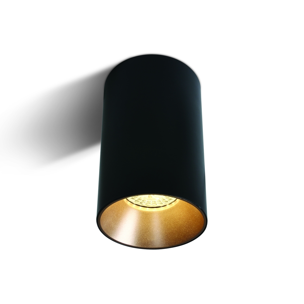 Tubos Ceiling spot 10W, MR16, GU10, IP20, negru, Schrack LID15075--