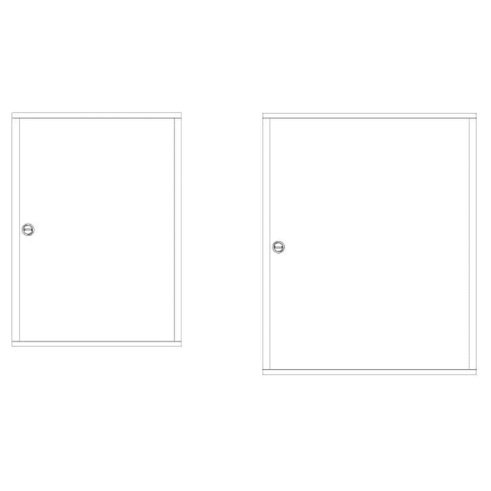 Uşă metalica proeminentă pentru dulap 5x24UH, Schrack ILC2H524--