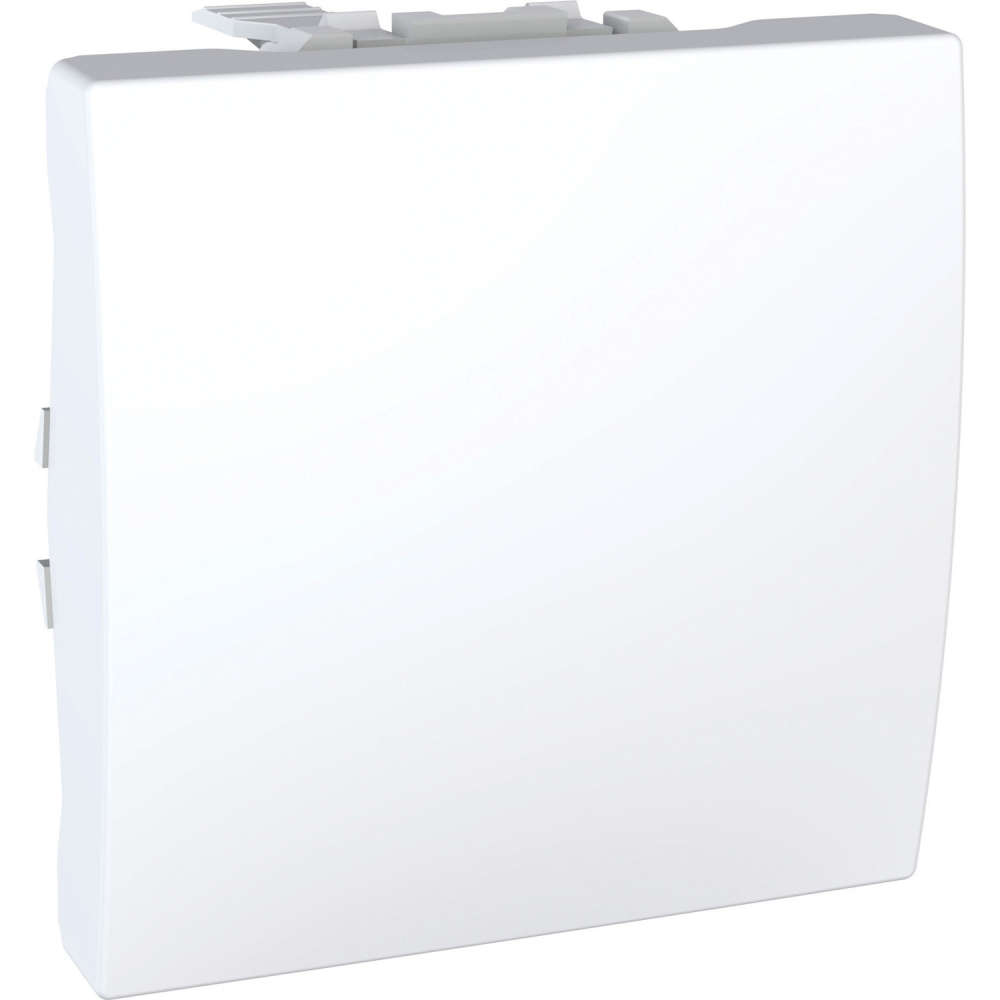 Unica, Buton simplu, cu revenire, 10A, 250V, 2M, Alb, MGU3.206.18, Schneider