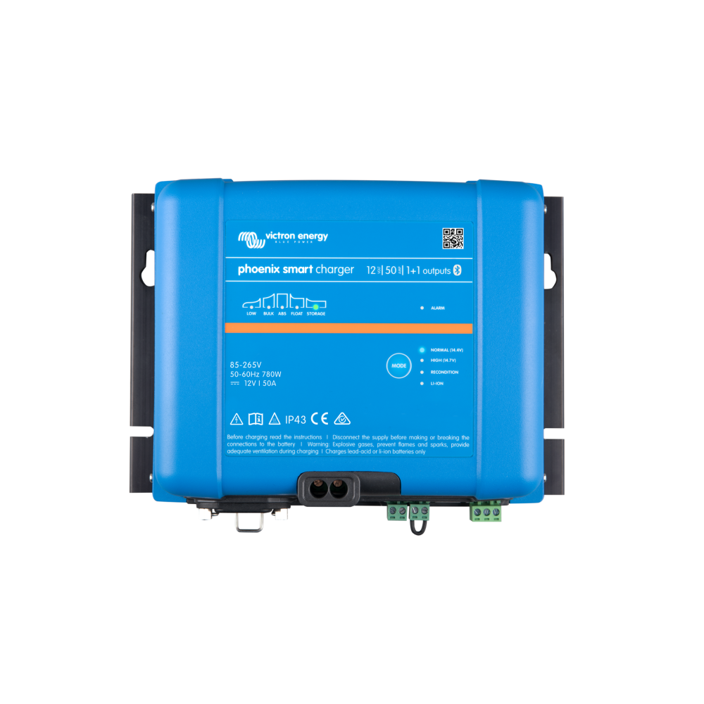 Victron Energy Smart IP43 Charger 12/50(1+1) 120-240V