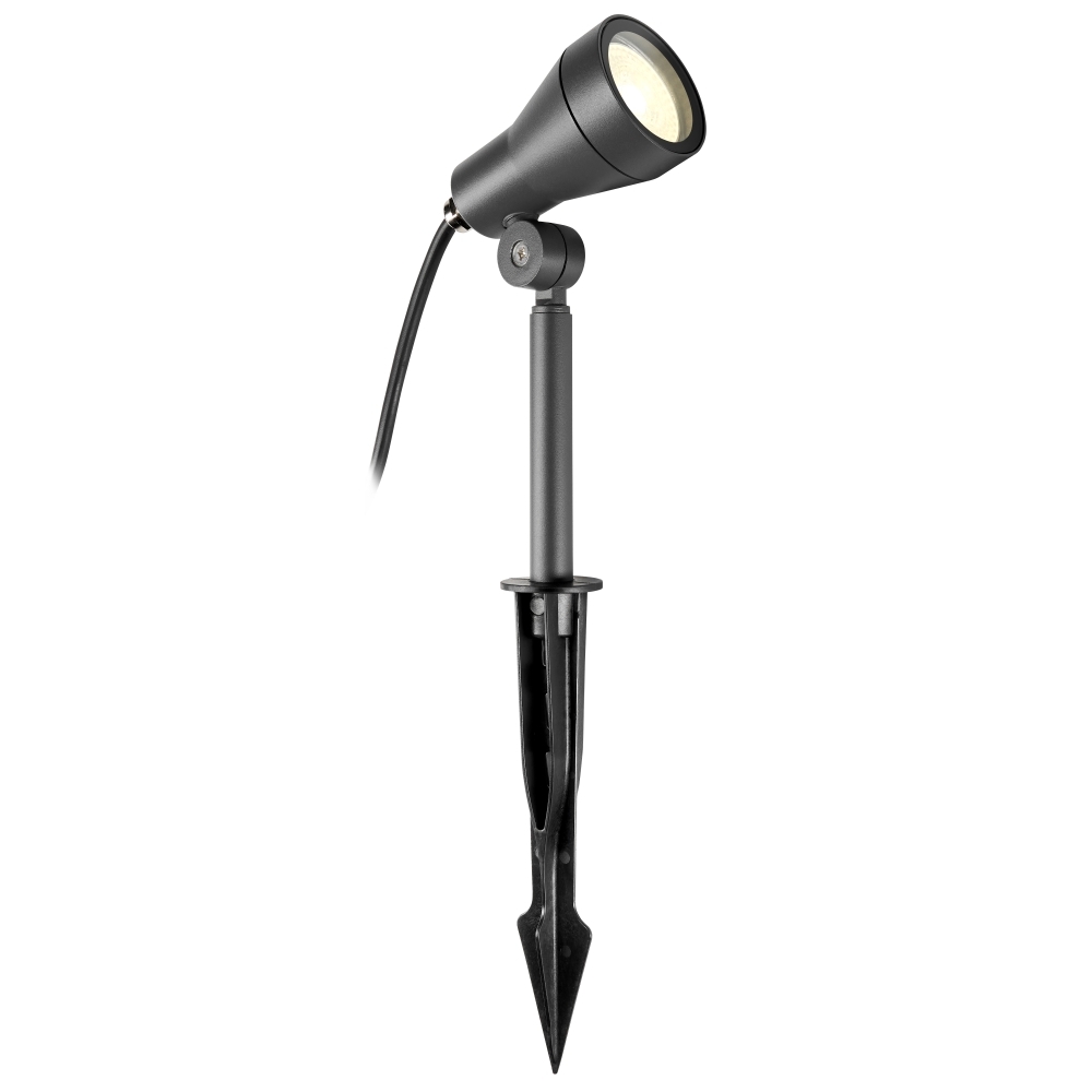 ZAMORA GU10, I 230V, LED, IP54, antracit, Schrack LILX0012--